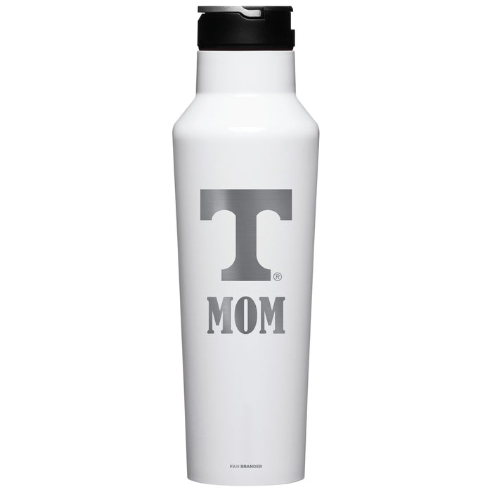 Corkcicle Insulated Canteen Water Bottle with Tennessee Vols Mom Primary Logo