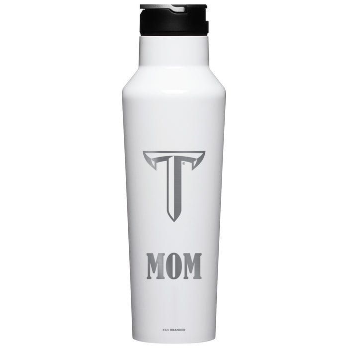 Corkcicle Insulated Canteen Water Bottle with Troy Trojans Mom Primary Logo
