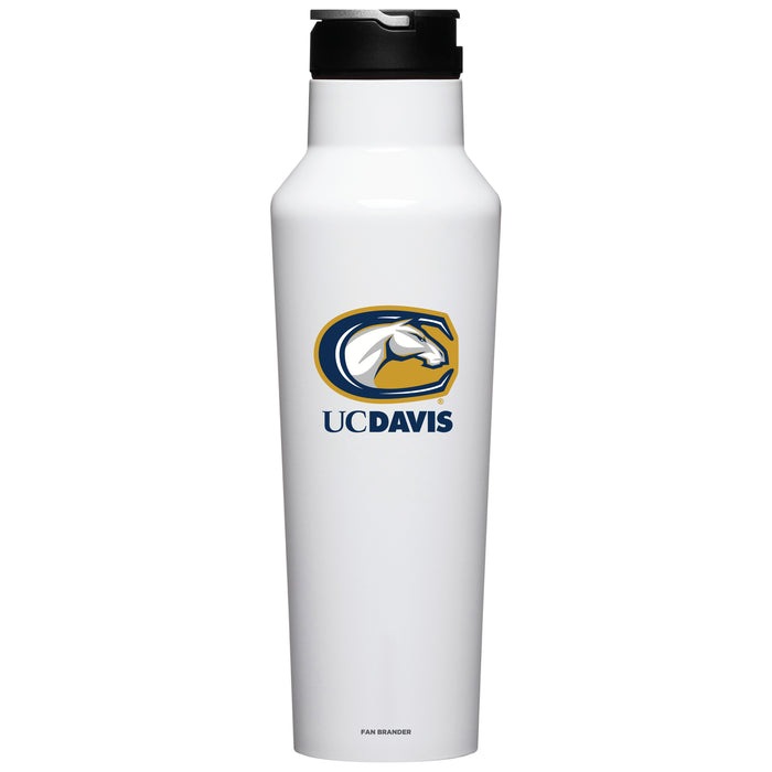 Corkcicle Insulated Canteen Water Bottle with UC Davis Aggies Primary Logo