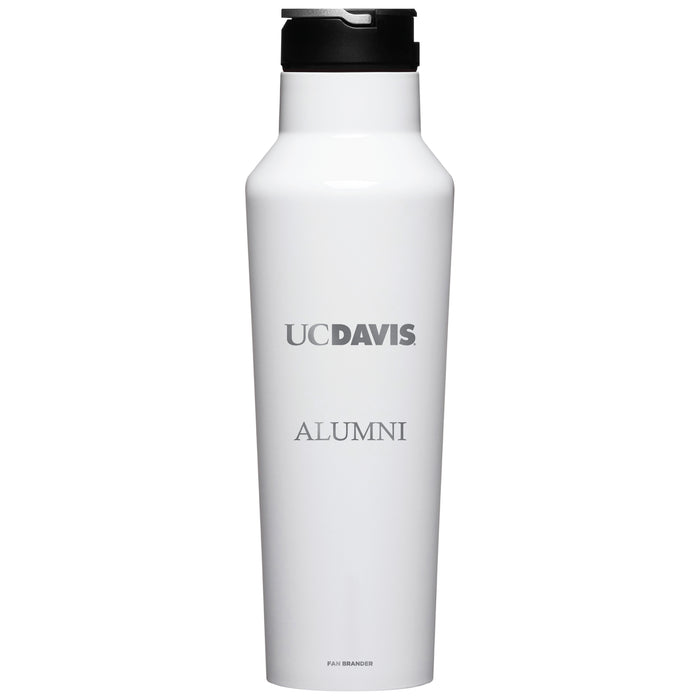 Corkcicle Insulated Canteen Water Bottle with UC Davis Aggies Alumni Primary Logo