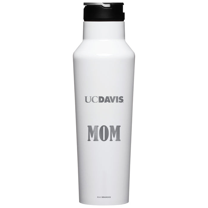 Corkcicle Insulated Canteen Water Bottle with UC Davis Aggies Mom Primary Logo