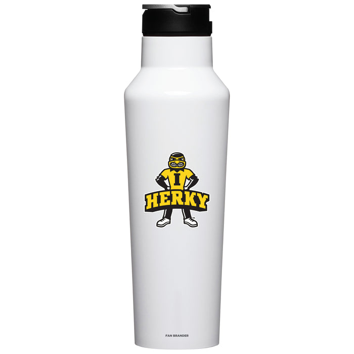 Corkcicle Insulated Canteen Water Bottle with Iowa Hawkeyes Secondary Logo