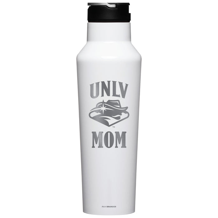 Corkcicle Insulated Canteen Water Bottle with UNLV Rebels Mom Primary Logo