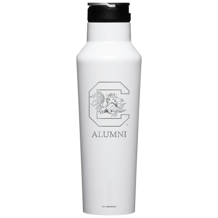 Corkcicle Insulated Canteen Water Bottle with South Carolina Gamecocks Alumni Primary Logo