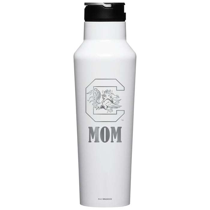 Corkcicle Insulated Canteen Water Bottle with South Carolina Gamecocks Mom Primary Logo