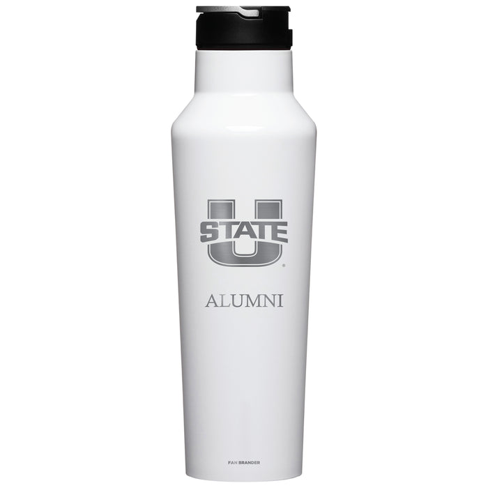 Corkcicle Insulated Canteen Water Bottle with Utah State Aggies Alumni Primary Logo