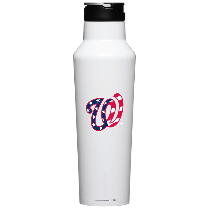 Corkcicle Insulated Canteen Water Bottle with Washington Nationals Secondary Logo