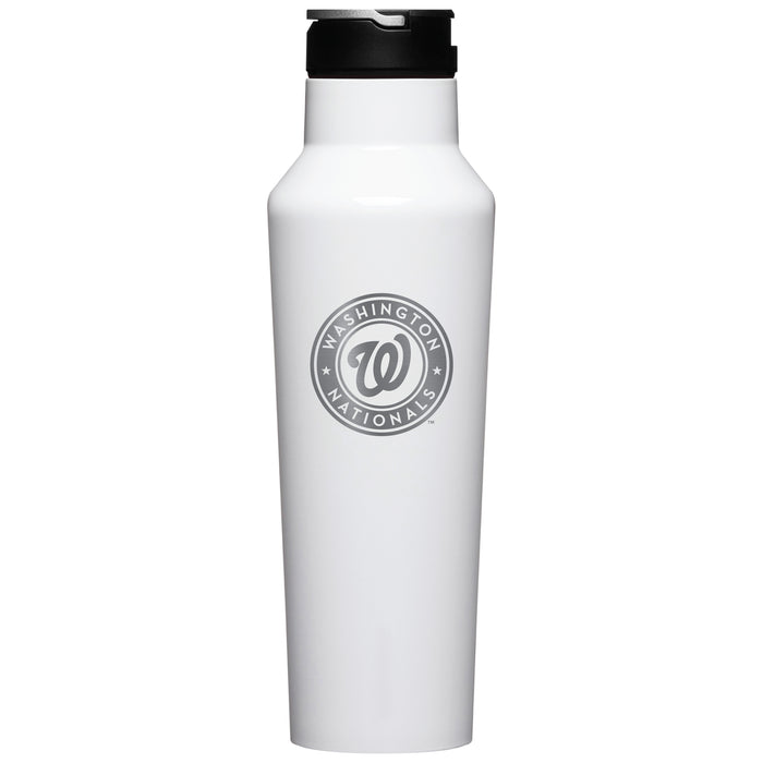 Corkcicle Insulated Canteen Water Bottle with Washington Nationals Primary Logo