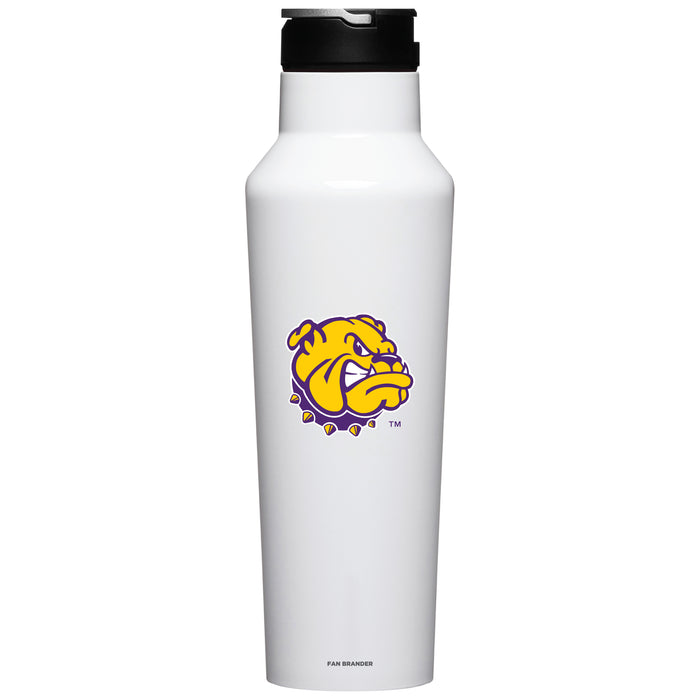 Corkcicle Insulated Canteen Water Bottle with Western Illinois University Leathernecks Secondary Logo