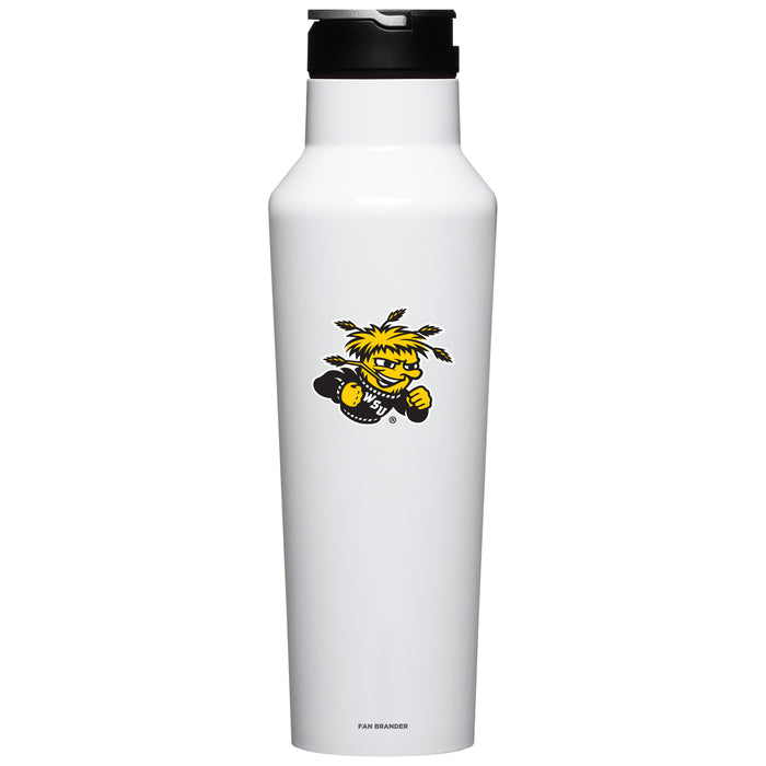 Corkcicle Insulated Canteen Water Bottle with Wichita State Shockers Primary Logo