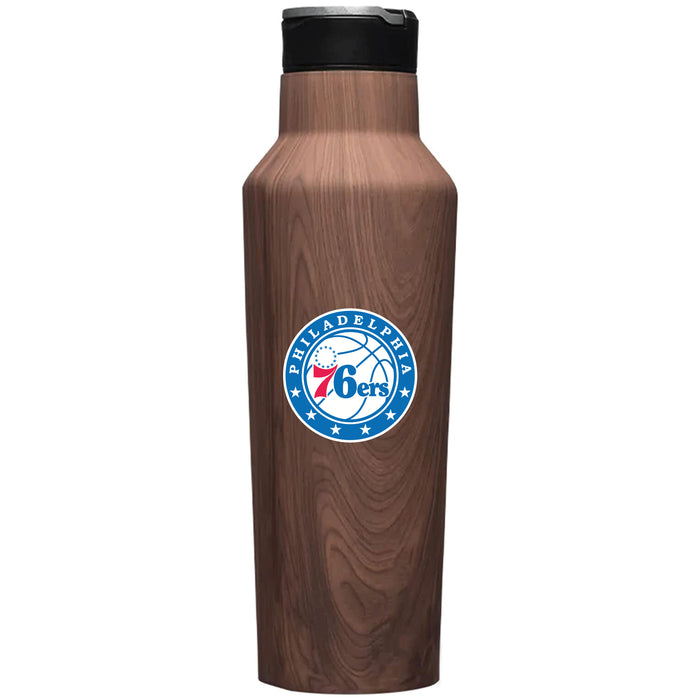 Corkcicle Insulated Canteen Water Bottle with Philadelphia 76ers Primary Logo
