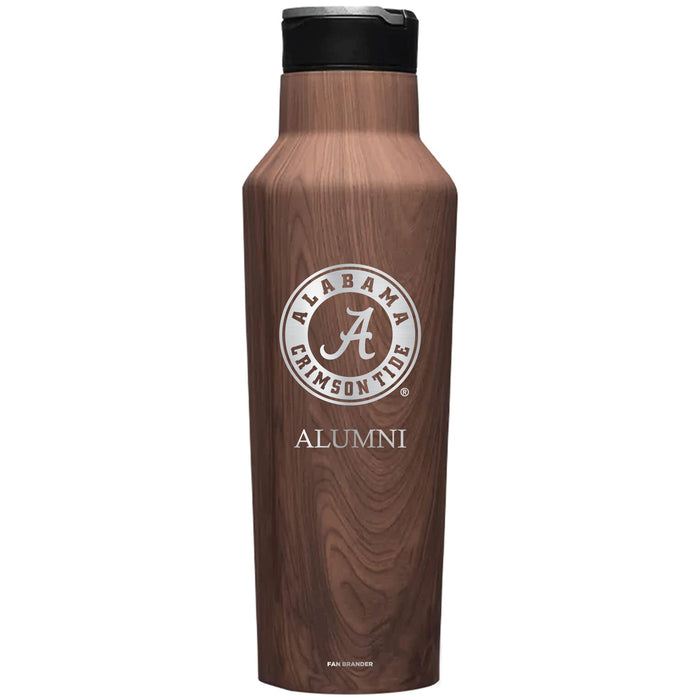 Corkcicle Insulated Canteen Water Bottle with Alabama Crimson Tide Mom Primary Logo