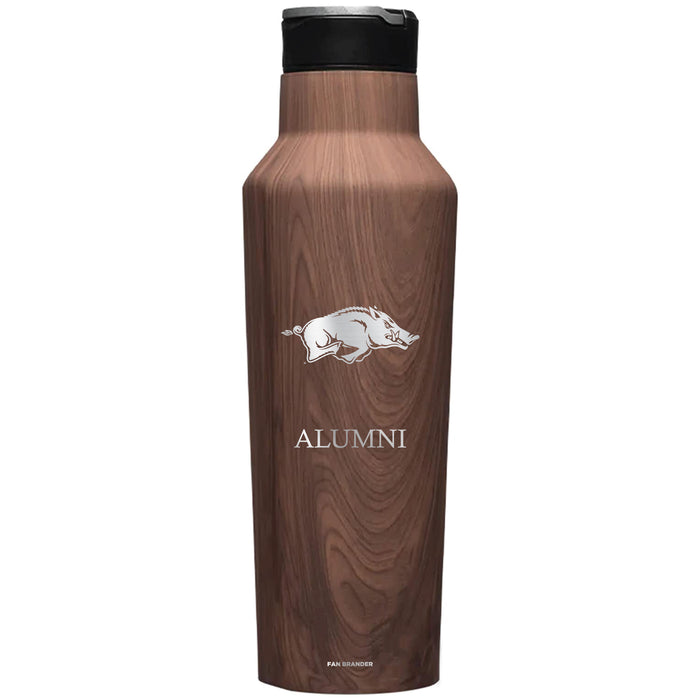 Corkcicle Insulated Canteen Water Bottle with Arkansas Razorbacks Mom Primary Logo