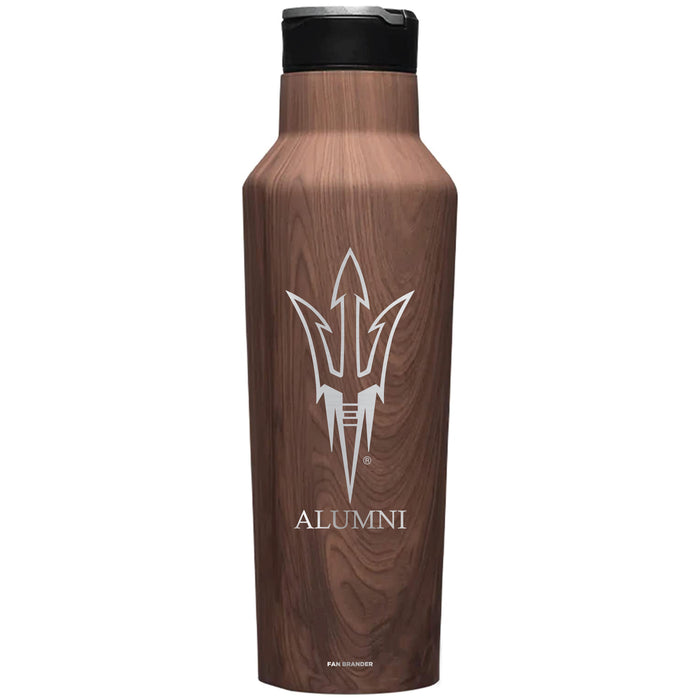 Corkcicle Insulated Canteen Water Bottle with Arizona State Sun Devils Mom Primary Logo