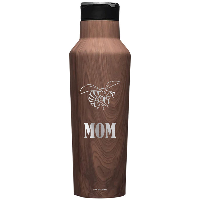 Corkcicle Insulated Canteen Water Bottle with Alabama State Hornets Mom Primary Logo