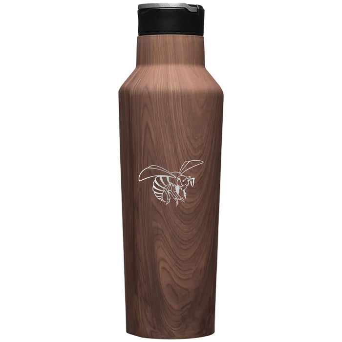 Corkcicle Insulated Sport Canteen Water Bottle with Alabama State Hornets Primary Logo