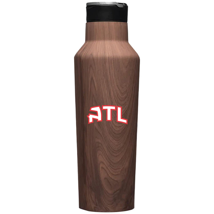 Corkcicle Insulated Canteen Water Bottle with Atlanta Hawks Secondary Logo