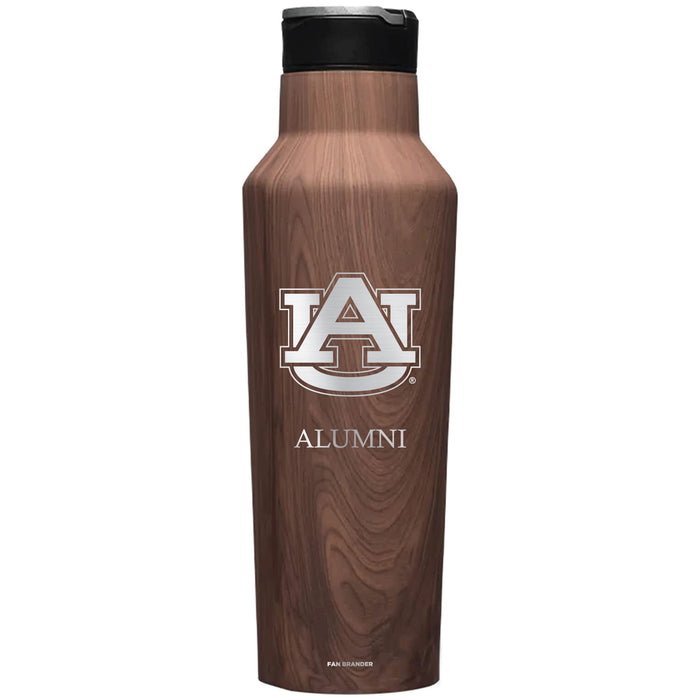 Corkcicle Insulated Canteen Water Bottle with Auburn Tigers Mom Primary Logo