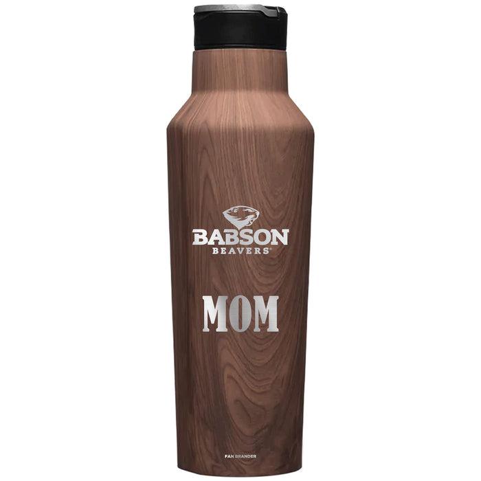 Corkcicle Insulated Canteen Water Bottle with Babson University Mom Primary Logo