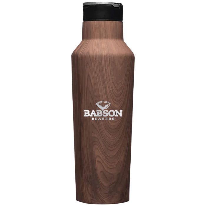 Corkcicle Insulated Sport Canteen Water Bottle with Babson University Primary Logo