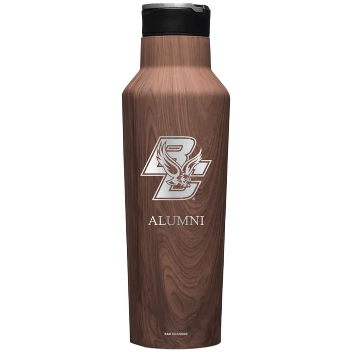 Corkcicle Insulated Canteen Water Bottle with Boston College Eagles Mom Primary Logo