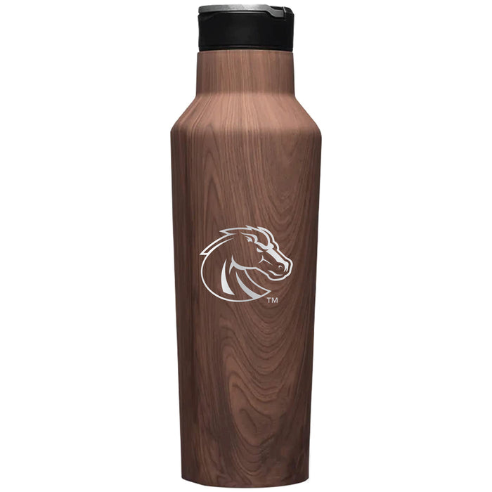 Corkcicle Insulated Sport Canteen Water Bottle with Boise State Broncos Primary Logo