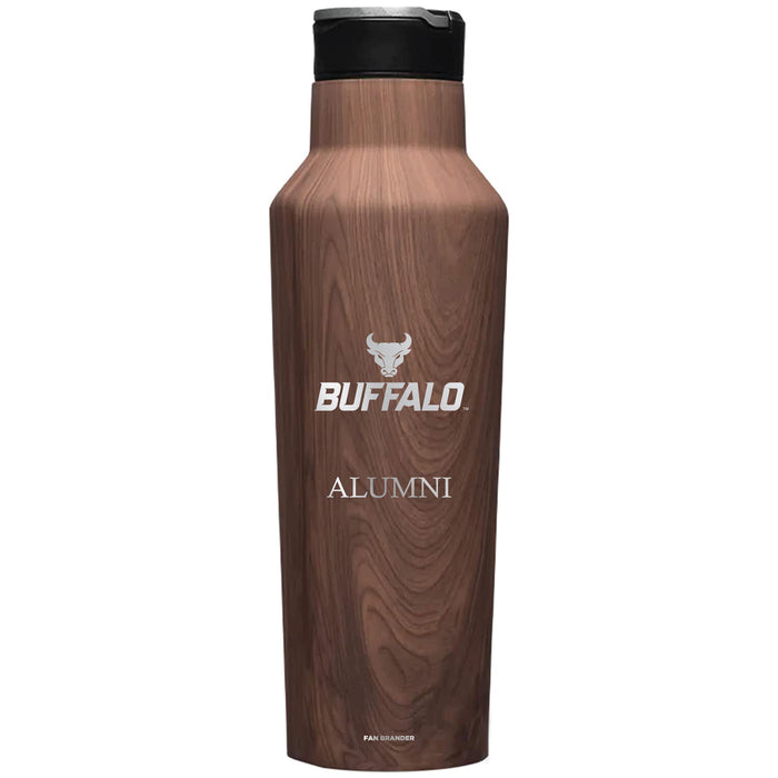 Corkcicle Insulated Canteen Water Bottle with Buffalo Bulls Alumni Primary Logo