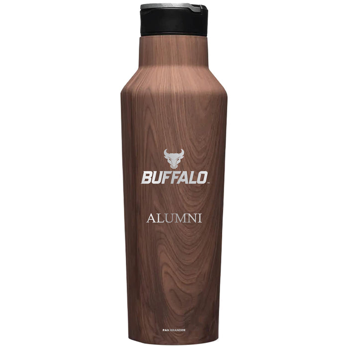 Corkcicle Insulated Canteen Water Bottle with Buffalo Bulls Mom Primary Logo