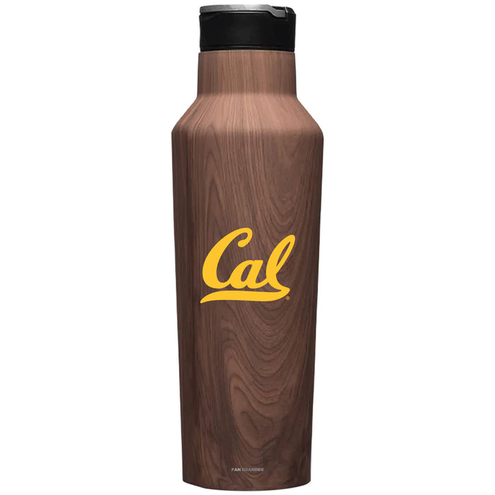 Corkcicle Insulated Canteen Water Bottle with California Bears Primary Logo