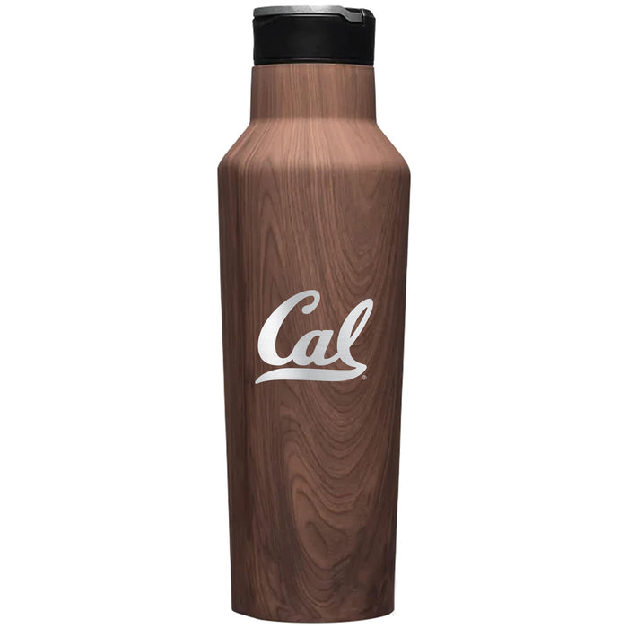 Corkcicle Insulated Sport Canteen Water Bottle with California Bears Primary Logo