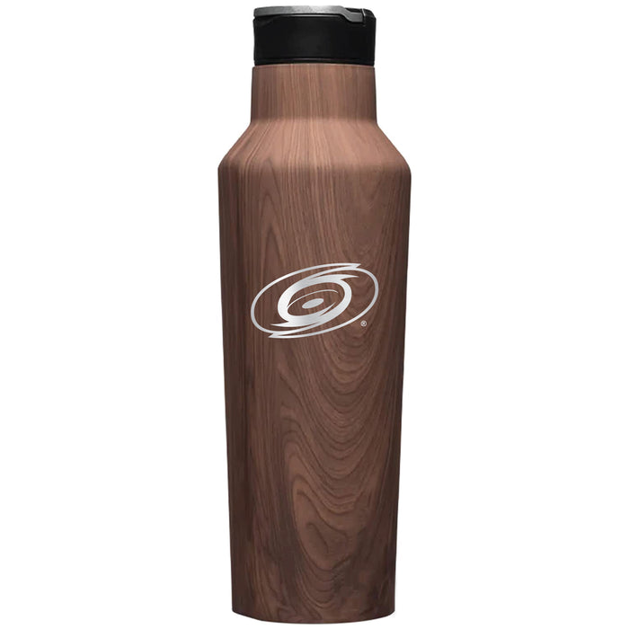 Corkcicle Insulated Canteen Water Bottle with Carolina Hurricanes Primary Logo