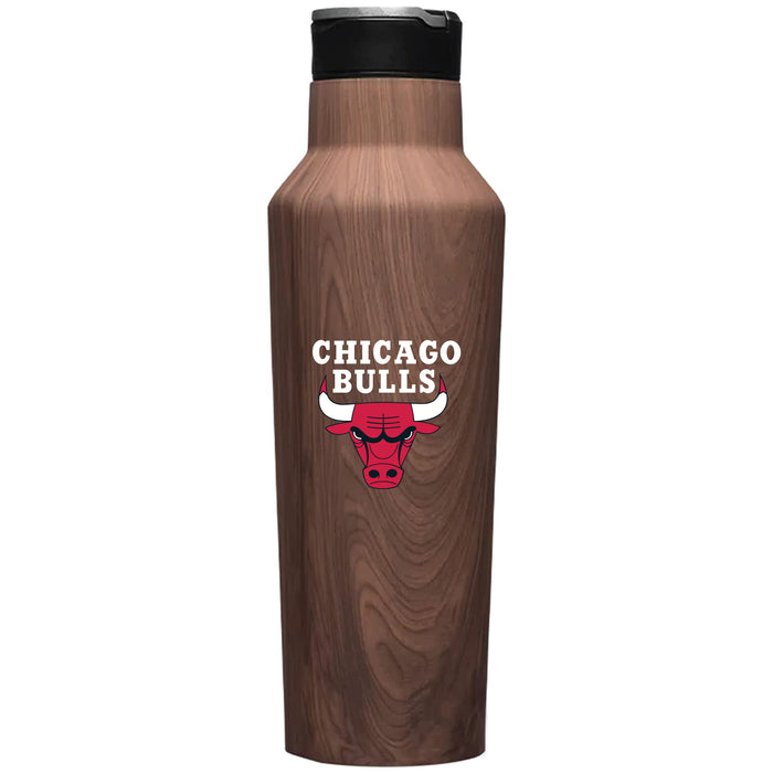 Corkcicle Insulated Canteen Water Bottle with Chicago Bulls Primary Logo