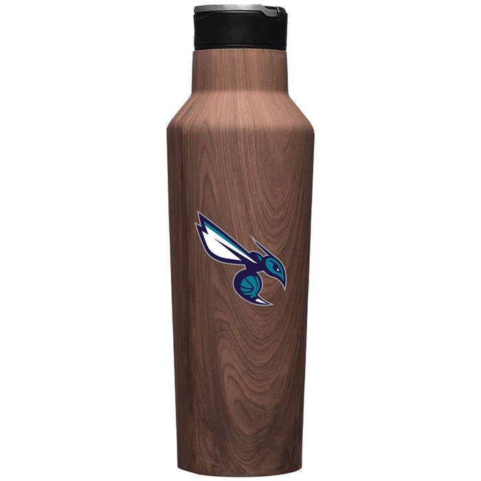 Corkcicle Insulated Canteen Water Bottle with Charlotte Hornets Secondary Logo