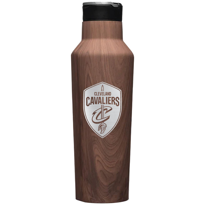 Corkcicle Insulated Canteen Water Bottle with Cleveland Cavaliers Etched Primary Logo