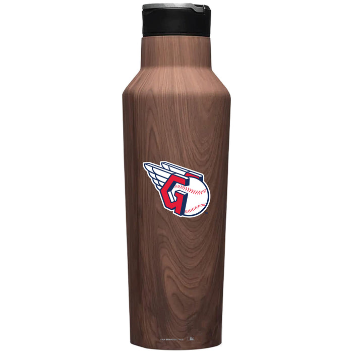 Corkcicle Insulated Canteen Water Bottle with Cleveland Guardians Primary Logo