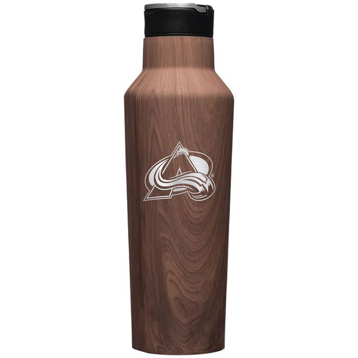 Corkcicle Insulated Canteen Water Bottle with Colorado Avalanche Primary Logo