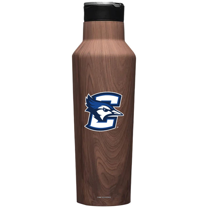 Corkcicle Insulated Canteen Water Bottle with Creighton University Bluejays Primary Logo