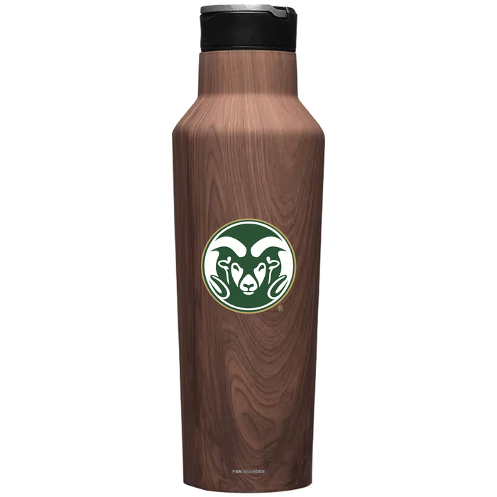 Corkcicle Insulated Canteen Water Bottle with Colorado State Rams Primary Logo