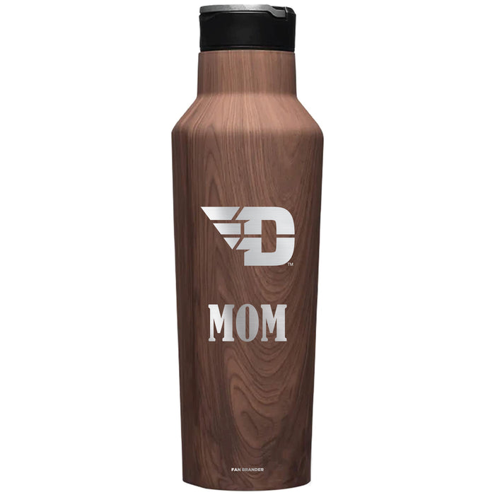 Corkcicle Insulated Canteen Water Bottle with Dayton Flyers Mom Primary Logo