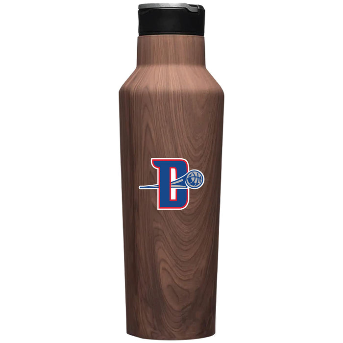 Corkcicle Insulated Canteen Water Bottle with Detroit Pistons Secondary Logo