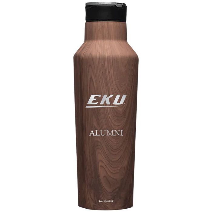 Corkcicle Insulated Canteen Water Bottle with Eastern Kentucky Colonels Mom Primary Logo