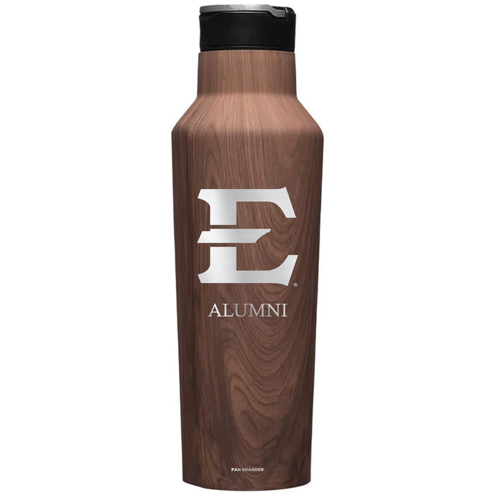 Corkcicle Insulated Canteen Water Bottle with Eastern Tennessee State Buccaneers Alumni Primary Logo