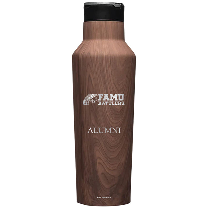 Corkcicle Insulated Canteen Water Bottle with Florida A&M Rattlers Mom Primary Logo