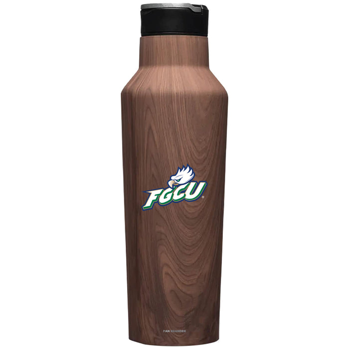 Corkcicle Insulated Canteen Water Bottle with Florida Gulf Coast Eagles Primary Logo