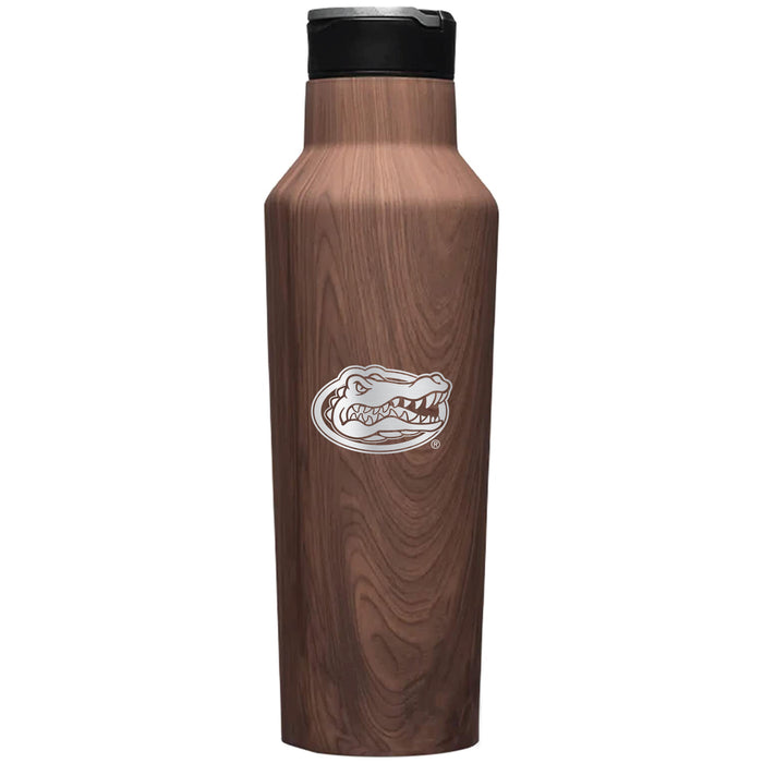 Corkcicle Insulated Sport Canteen Water Bottle with Florida Gators Primary Logo