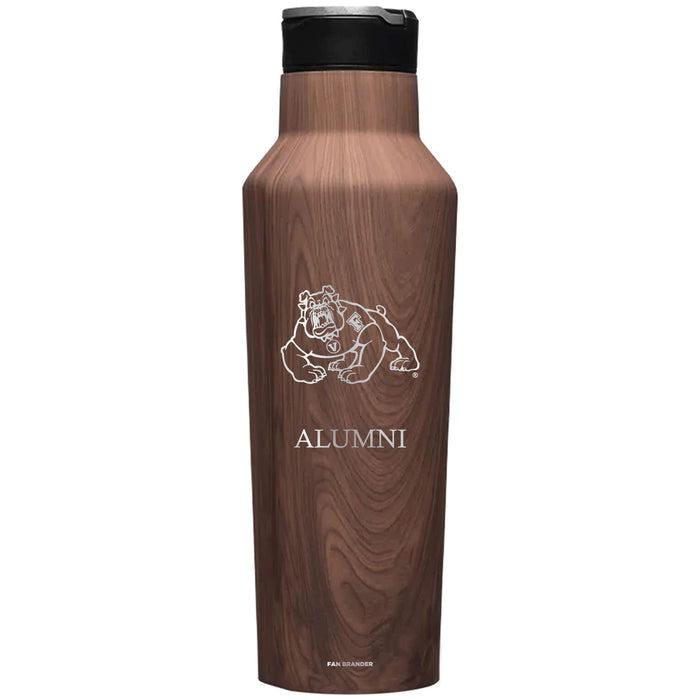Corkcicle Insulated Canteen Water Bottle with Fresno State Bulldogs Alumni Primary Logo