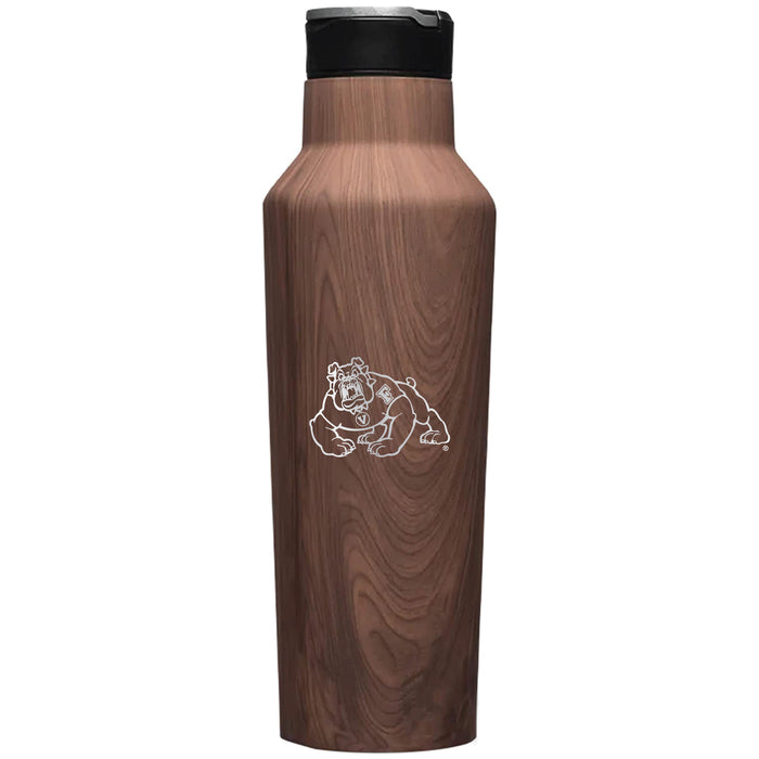 Corkcicle Insulated Sport Canteen Water Bottle with Fresno State Bulldogs Primary Logo