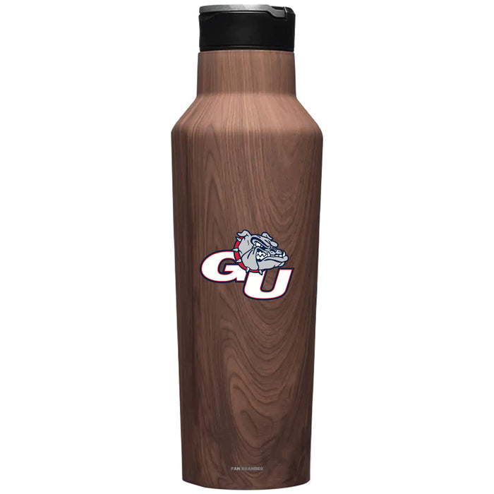 Corkcicle Insulated Canteen Water Bottle with Gonzaga Bulldogs Secondary Logo