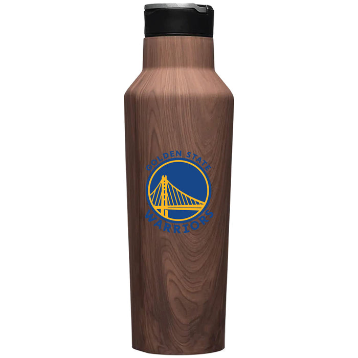 Corkcicle Insulated Canteen Water Bottle with Golden State Warriors Primary Logo