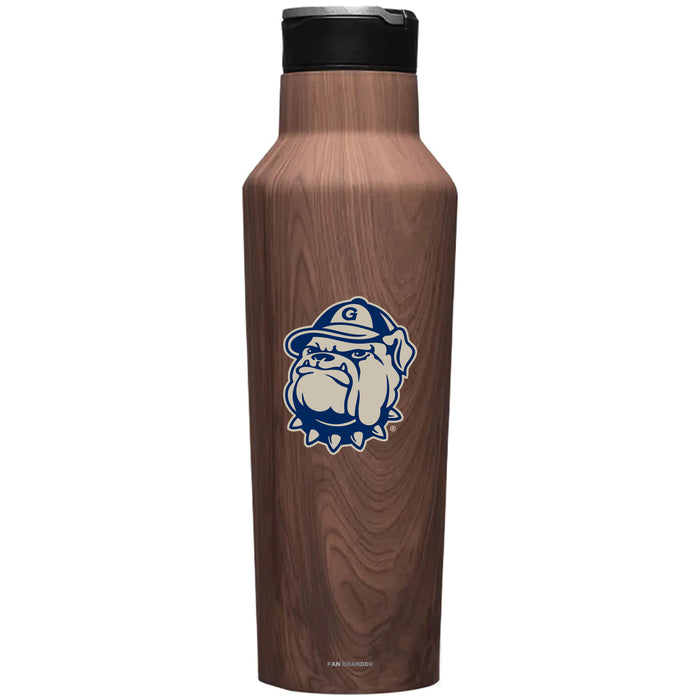 Corkcicle Insulated Canteen Water Bottle with Georgetown Hoyas Secondary Logo